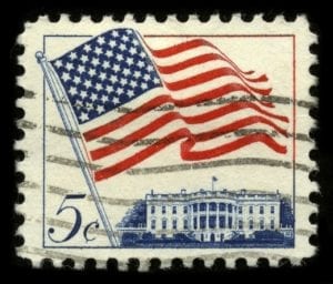 used postage stamp